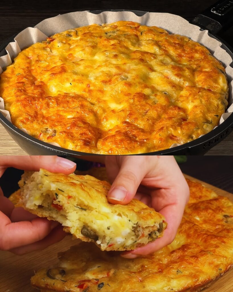 Mediterranean-Style Savory Baked Feta Bread – A Delicious and Hearty Dish finished dish
