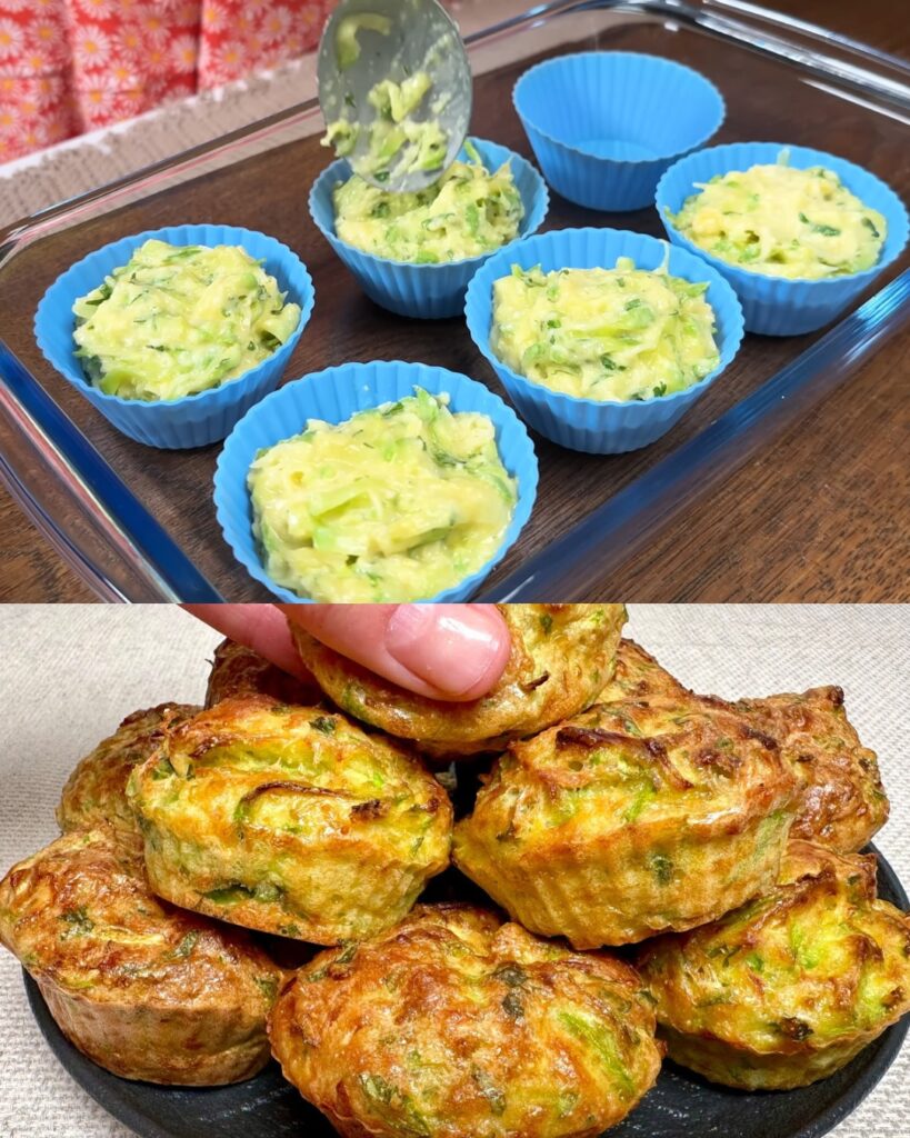 Cheesy Zucchini and Potato Muffins – A Savory and Fluffy Treat