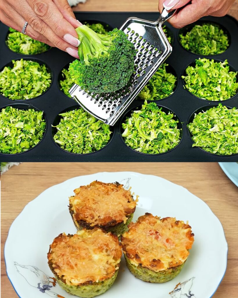 Cheesy Broccoli Egg Baskets – A Nutritious and Flavorful Bite-Sized Delight