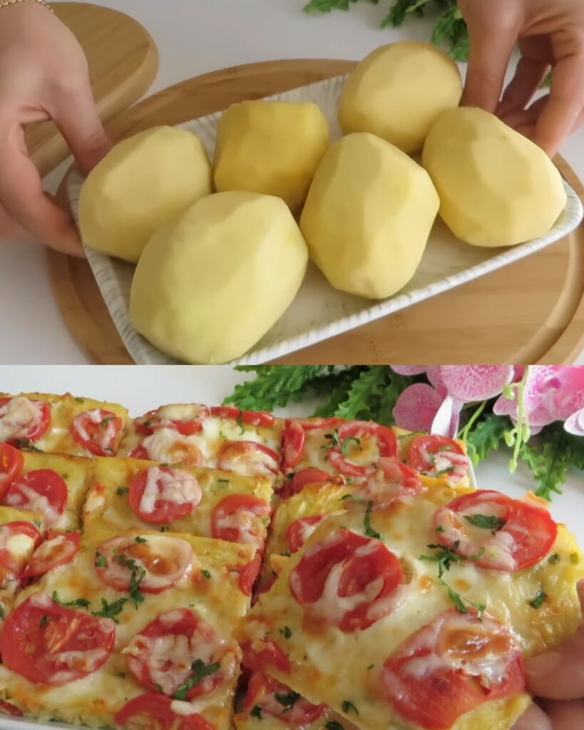 Cheesy Potato and Veggie Bake – A Delicious and Budget-Friendly Alternative to Pizza