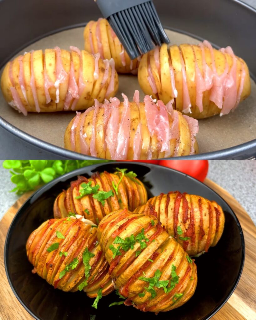 Crispy Baked Potatoes with Bacon – A Perfect Comfort Food finished dish