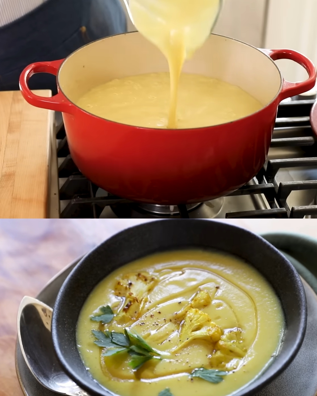 Roasted Cauliflower Soup – A Creamy, Comforting, and Flavorful Delight