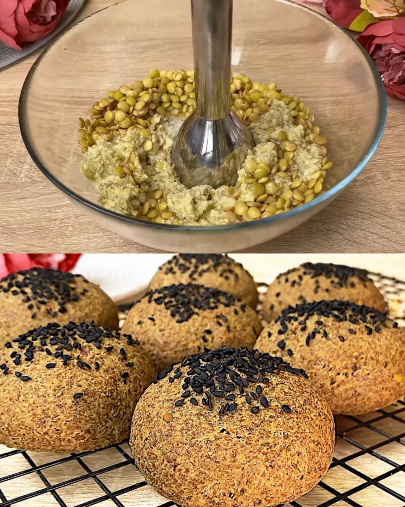Lentil Bread Buns Recipe