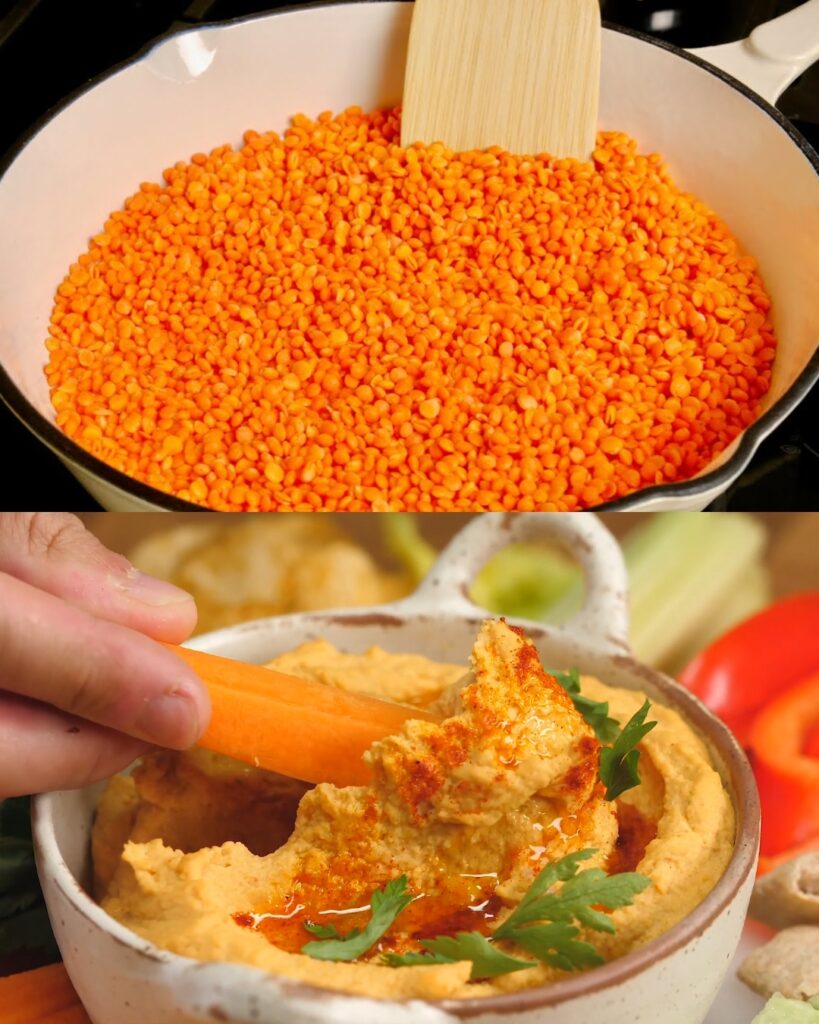Hummus with Red Lentils Recipe