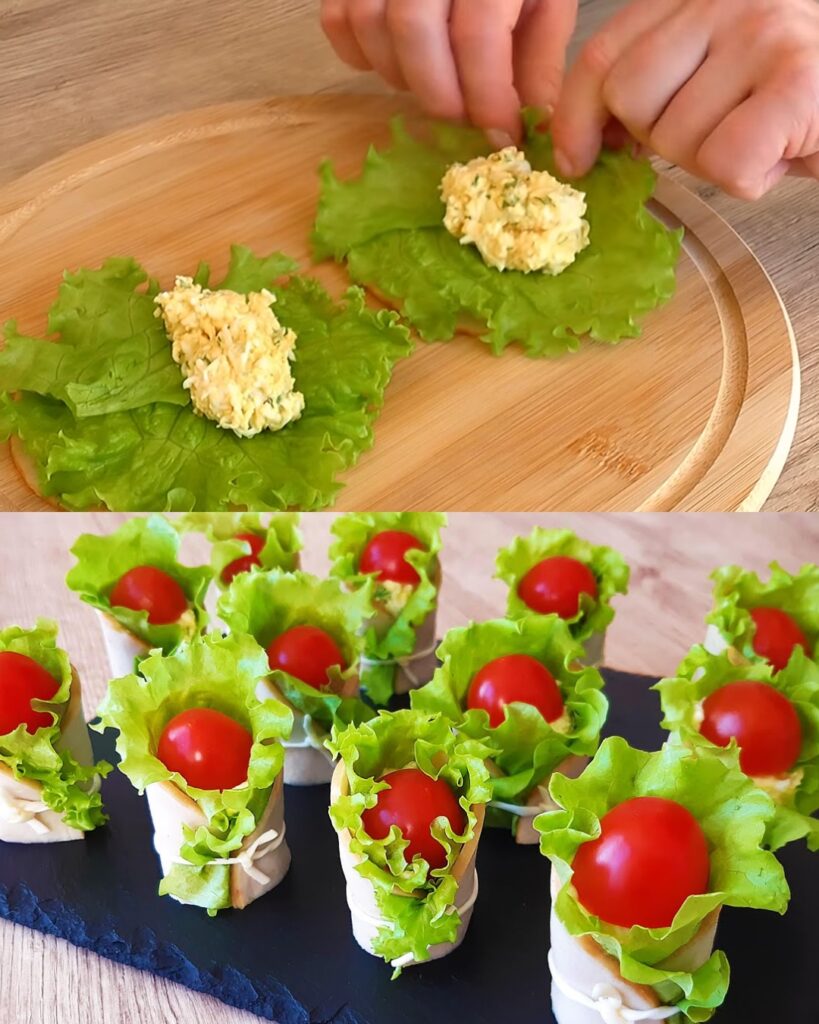 Ham and Cheese Roll-Ups with Dill and Egg Recipe