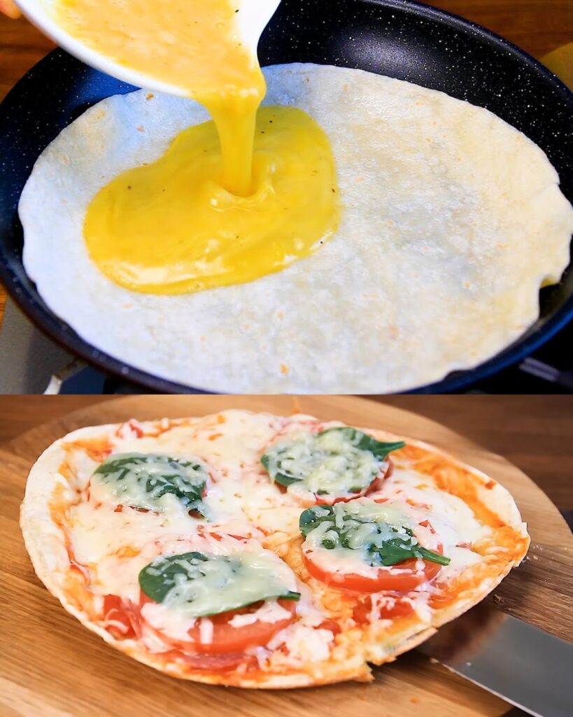 Egg and Cheese Tortilla Stack Recipe