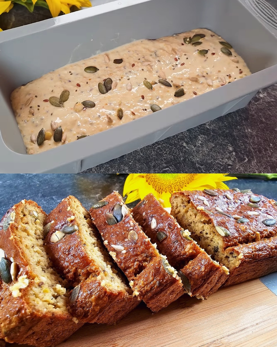 Gluten-Free Oat Bread with Mixed Seeds