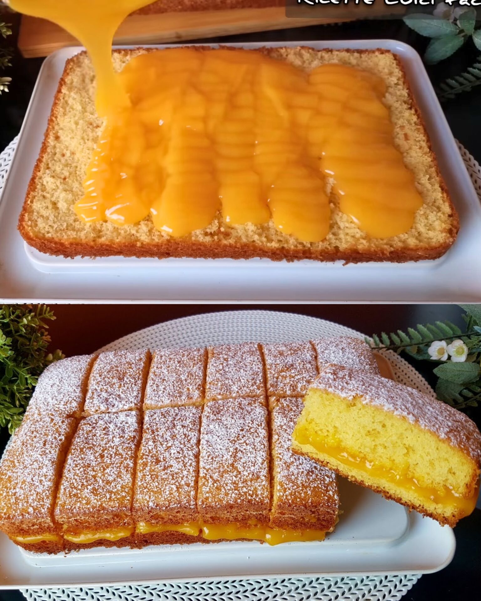 Orange Cake with Orange Cream