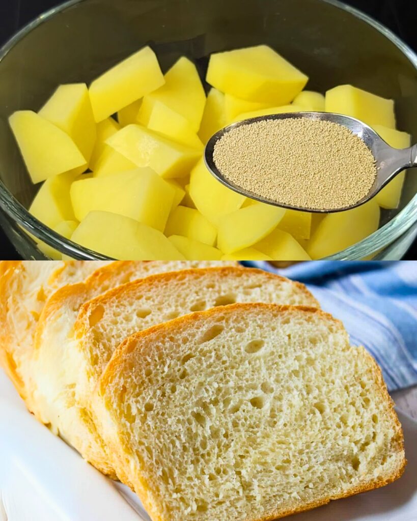 Homemade Potato Bread finished dish