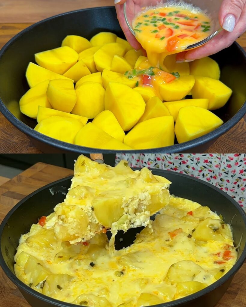 Potato and Egg Skillet finished dish