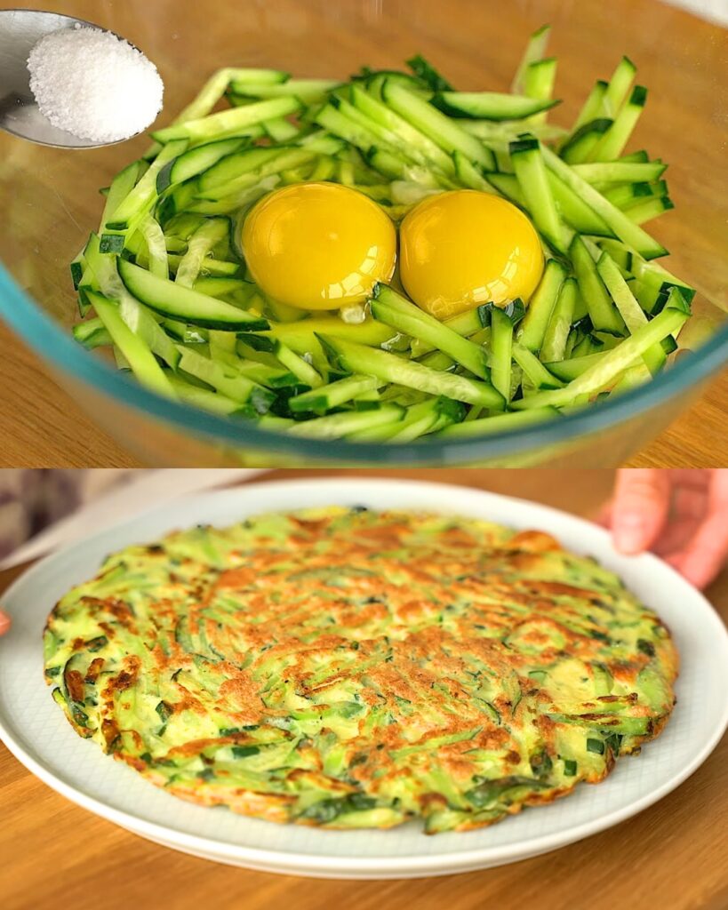 Crispy Cucumber Fritters Recipe