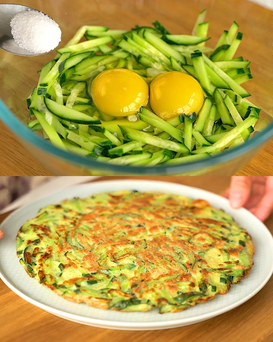 Crispy Cucumber Fritters Recipe