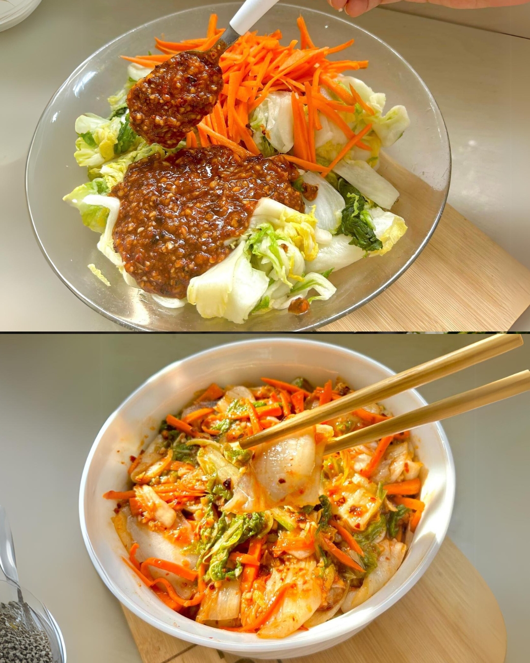 Korean-Style Kimchi (Napa Cabbage)