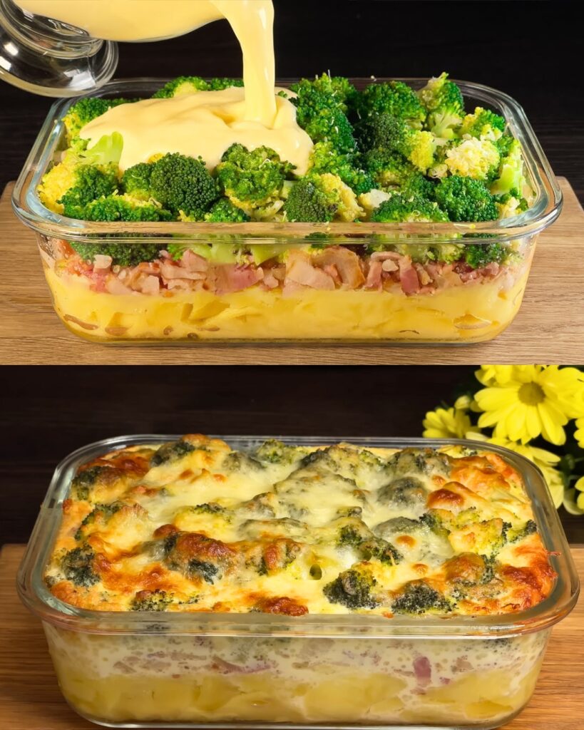Potato, Bacon, and Broccoli Casserole