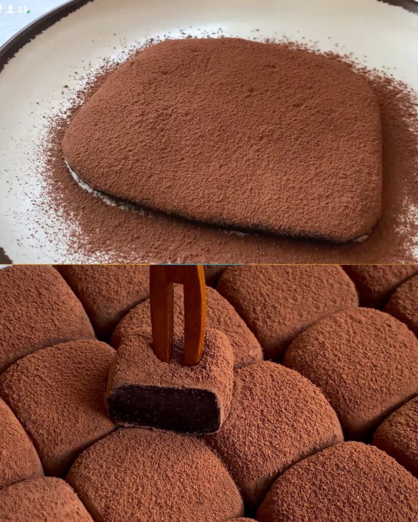 Homemade Chocolate finished dish