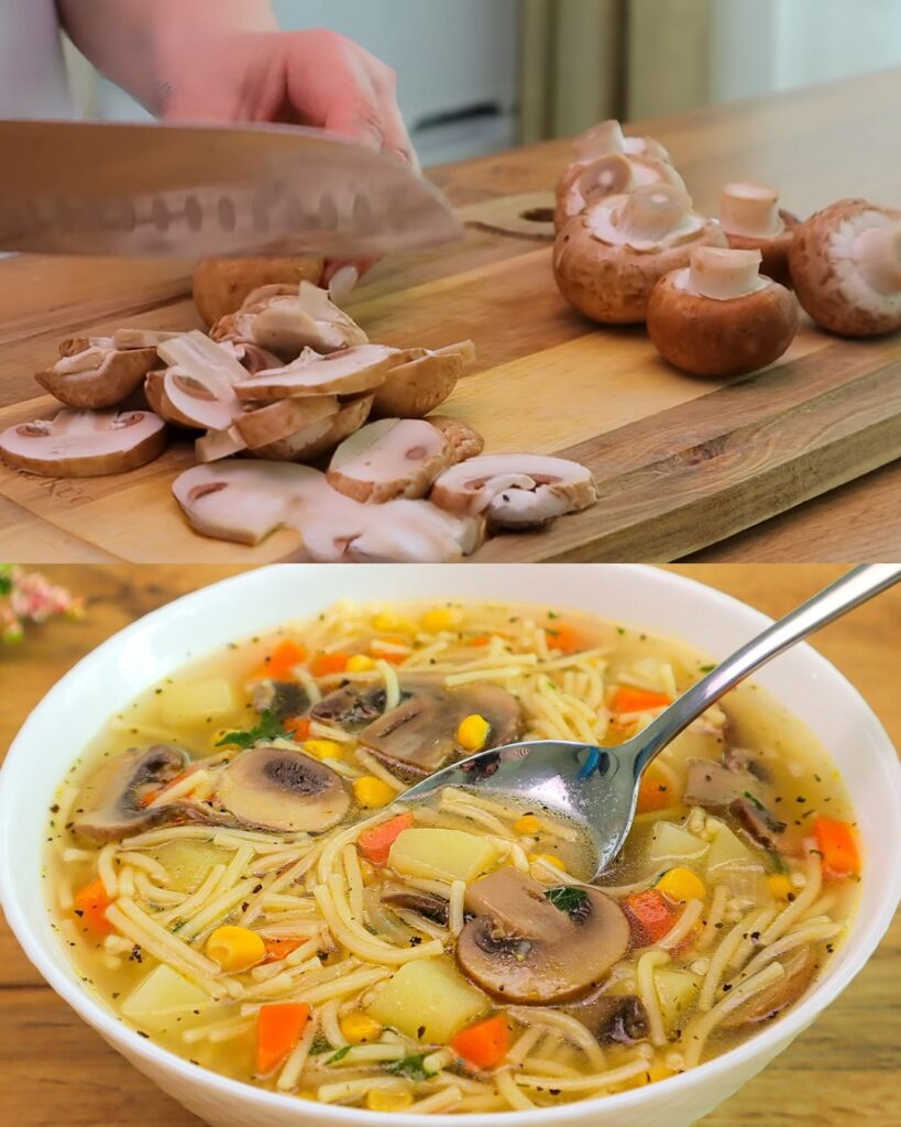Vegetable Soup with Noodles