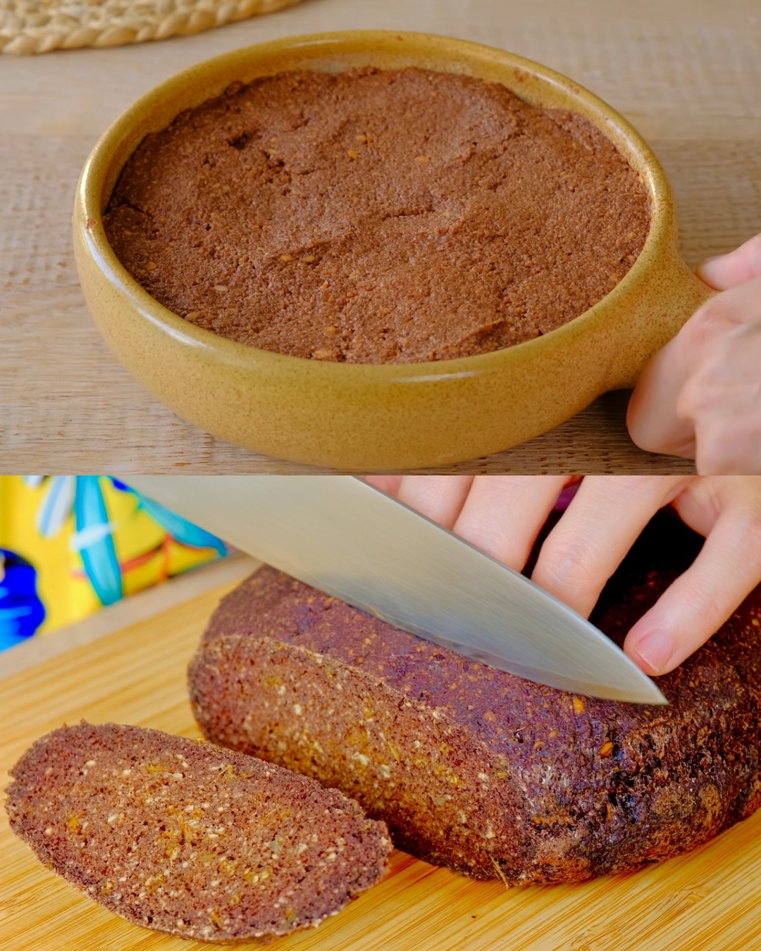 Lentil Bread with Marinated Tomatoes