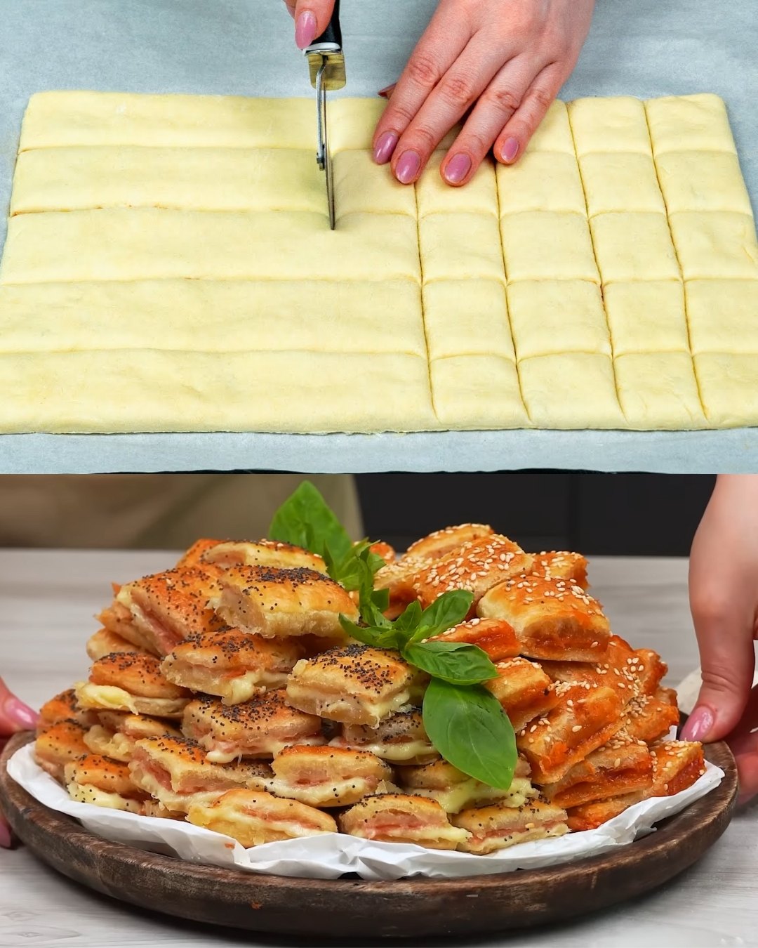 Cheesy Salami Pastry with Beer Cheese Sauce