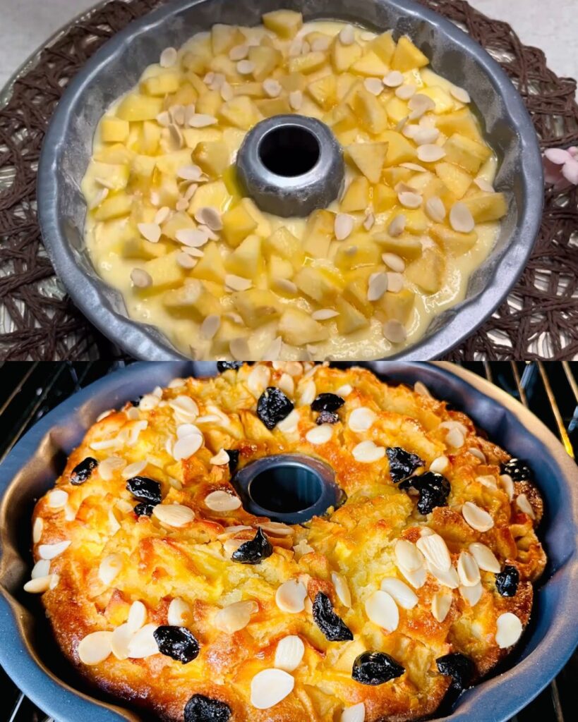Moist Apple Almond Cake