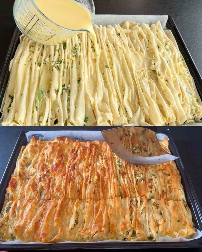 Crispy Feta and Phyllo Cheese Pie (Börek)
