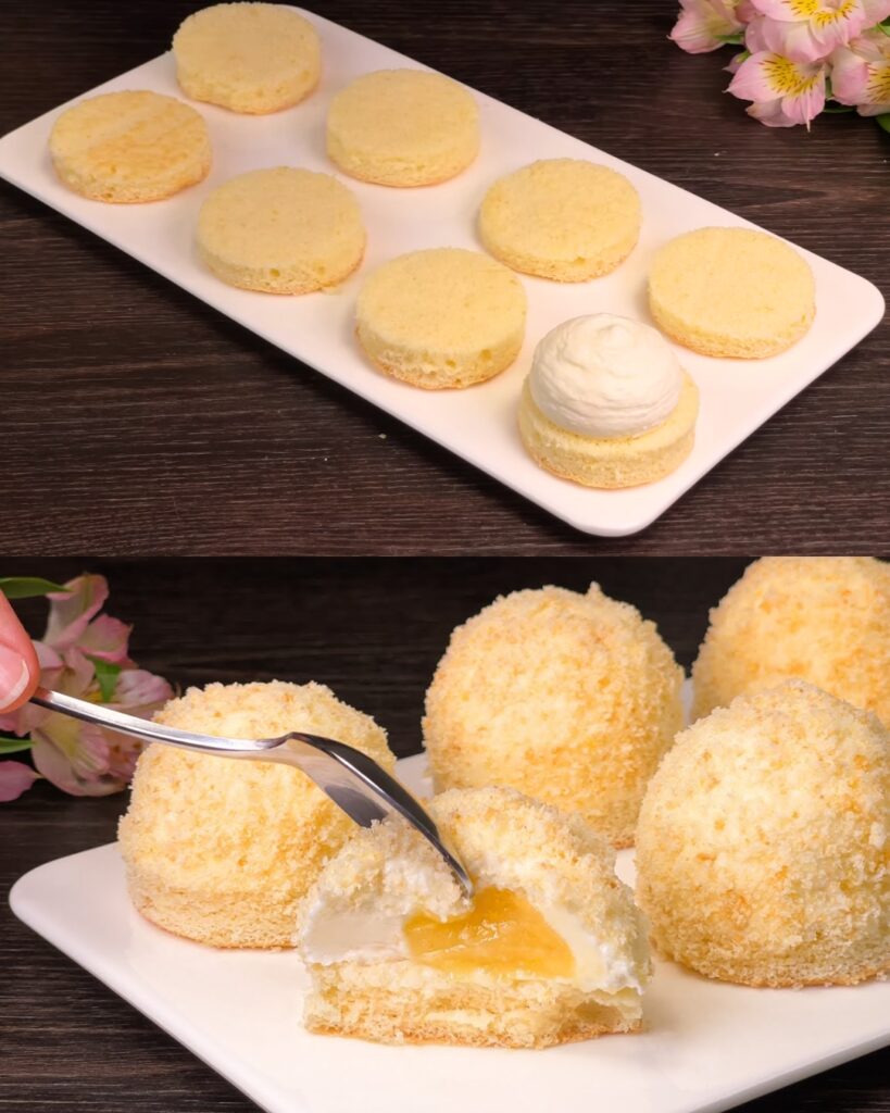 Lemon Cream Cheese Muffins with Lemon Curd