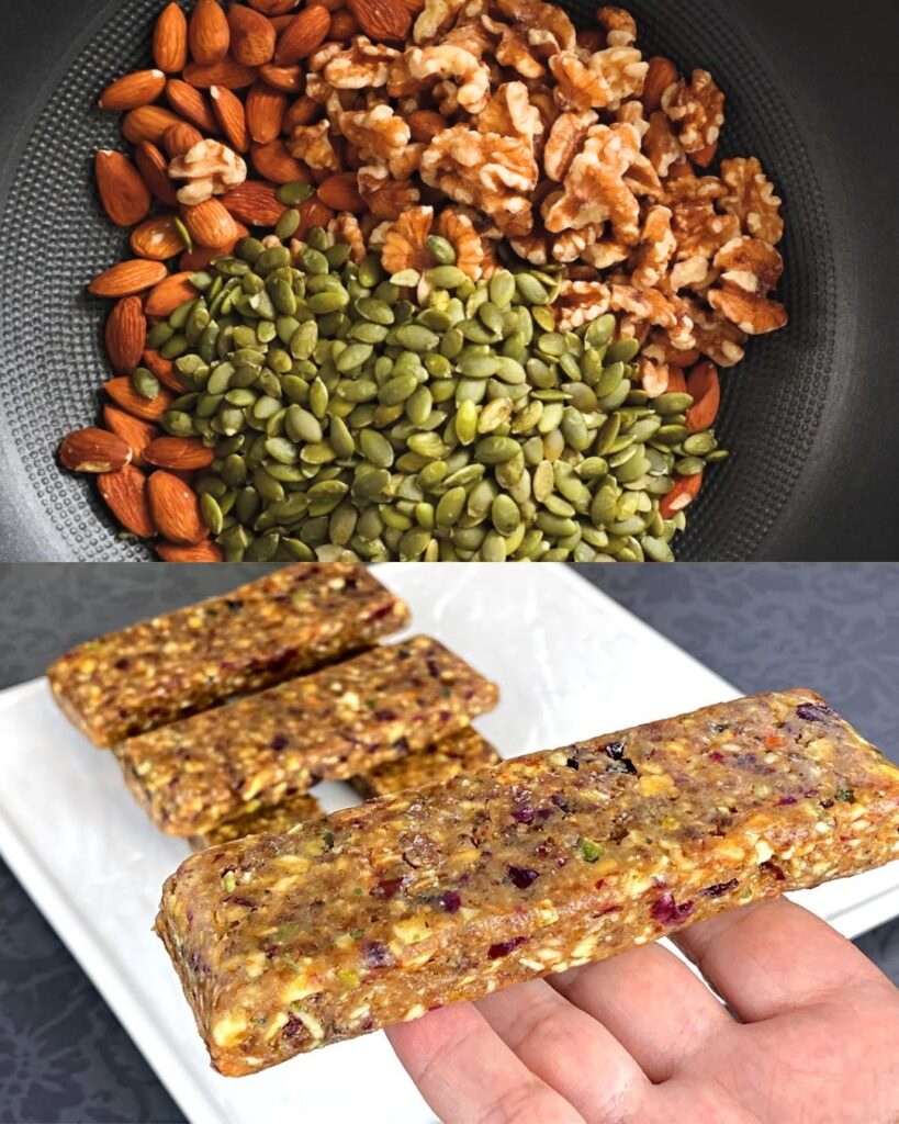 Homemade Nut & Date Energy Bars