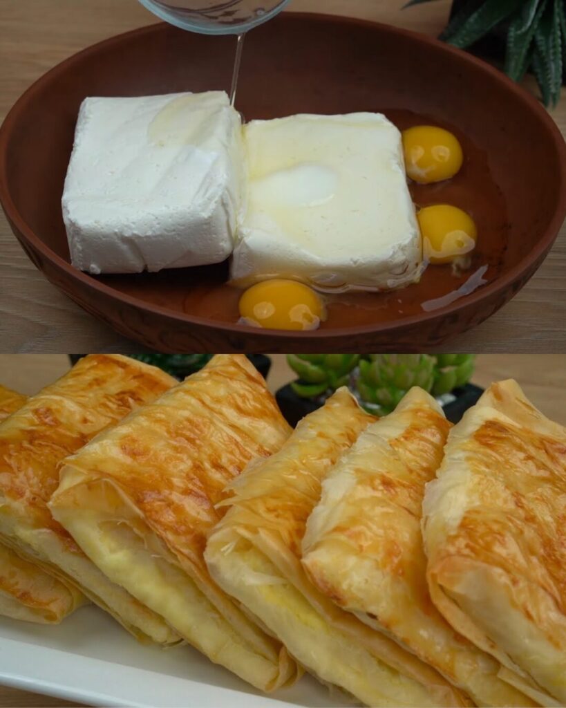 Baked Cheese Pie with Filo Dough Recipe
