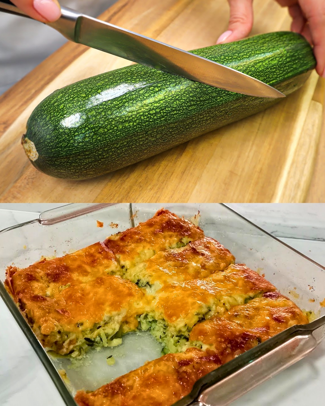 Cheesy Baked Zucchini Casserole
