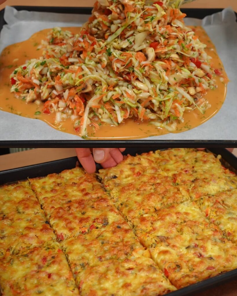 Cheesy Baked Vegetable Frittata finished dish