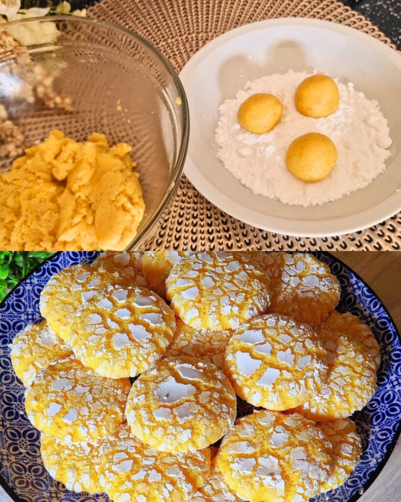 Soft & Zesty Lemon Cookies finished dish