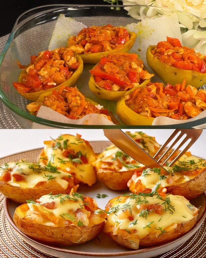 Baked Chicken & Vegetable Casserole with Garlic Yogurt Sauce