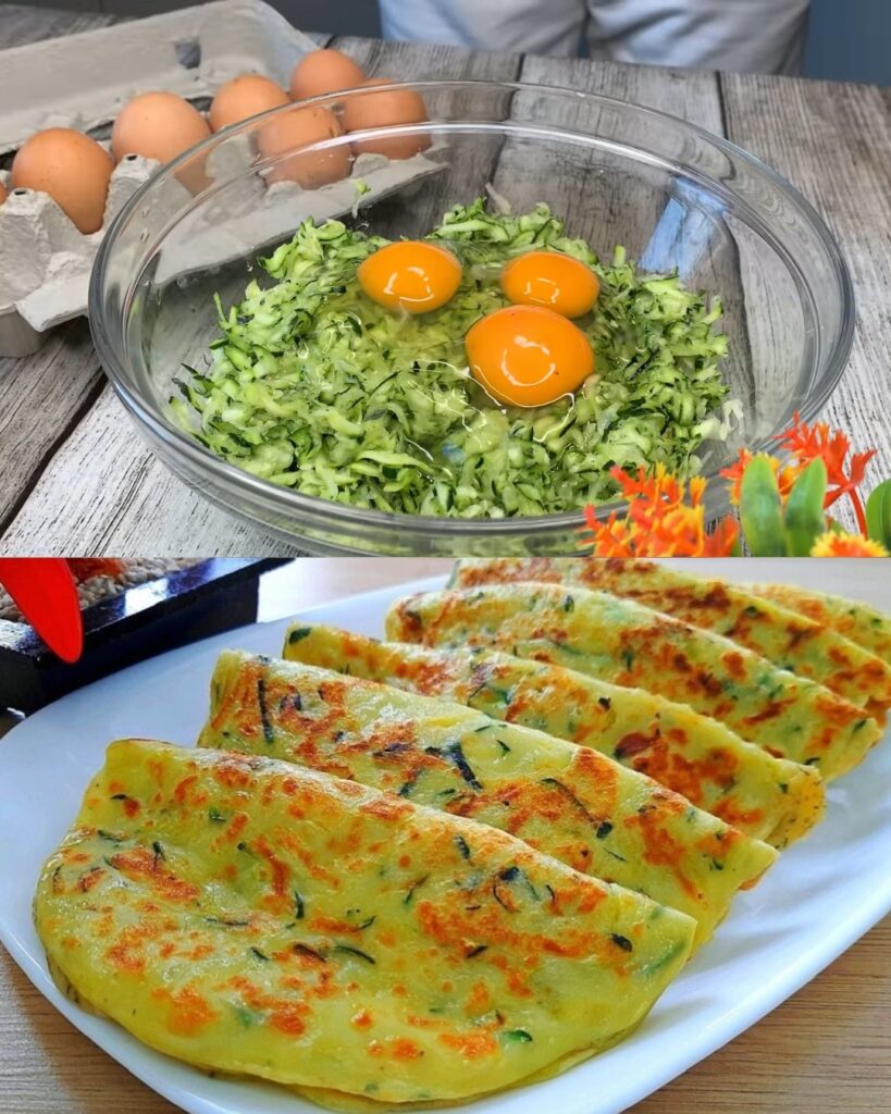 Zucchini Pancakes with Cheese