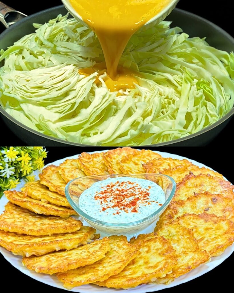 Cabbage and Vegetable Fritters Recipe