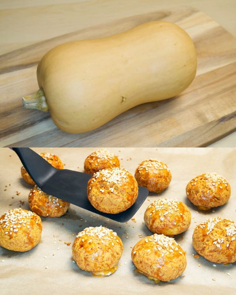 Cheese Rolls with Rosemary and Pumpkin