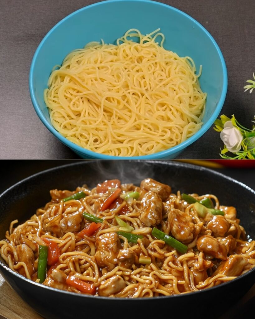 High-Protein Chicken Chow Mein Noodles