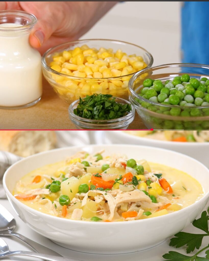 Creamy Chicken Pot Pie Soup