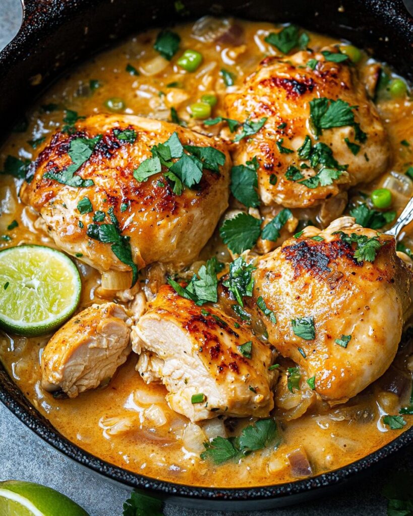 One Pan Coconut Lime Chicken