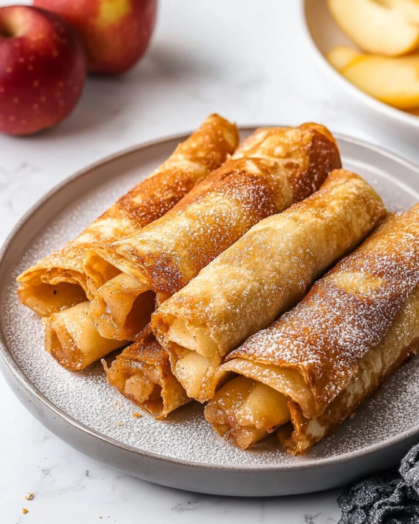 Air Fryer Apple Pie Taquitos