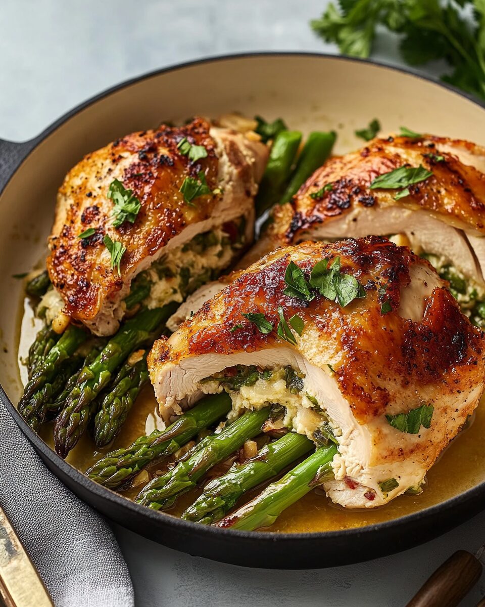Asparagus Stuffed Chicken
