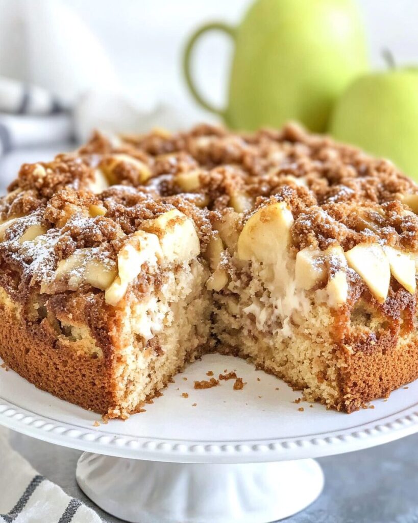 Apple Coffee Cake finished dish