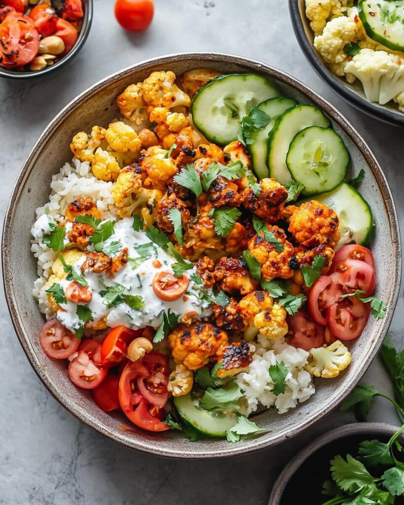 Cauliflower Shawarma Bowls