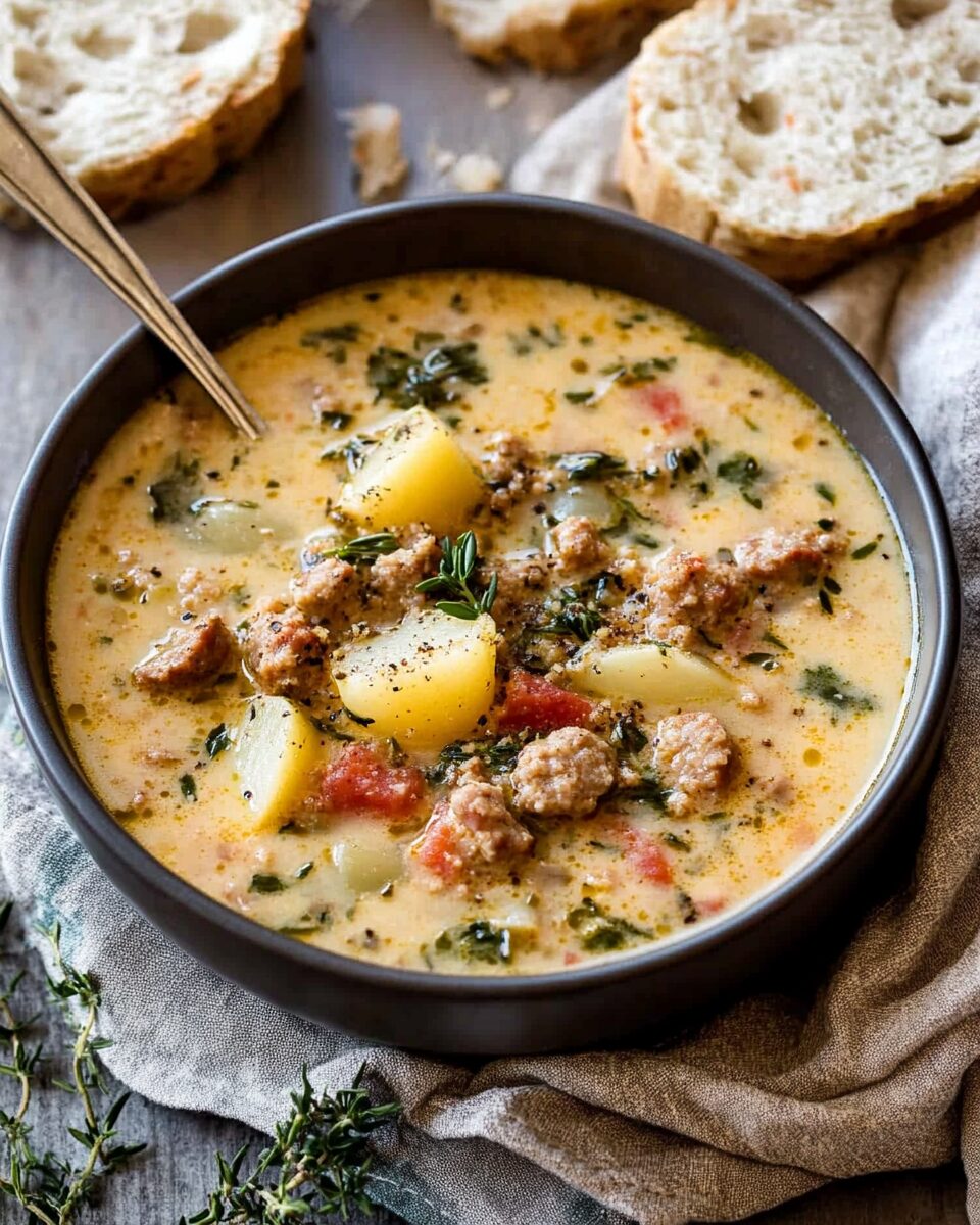 Creamy Italian Sausage & Potato Soup