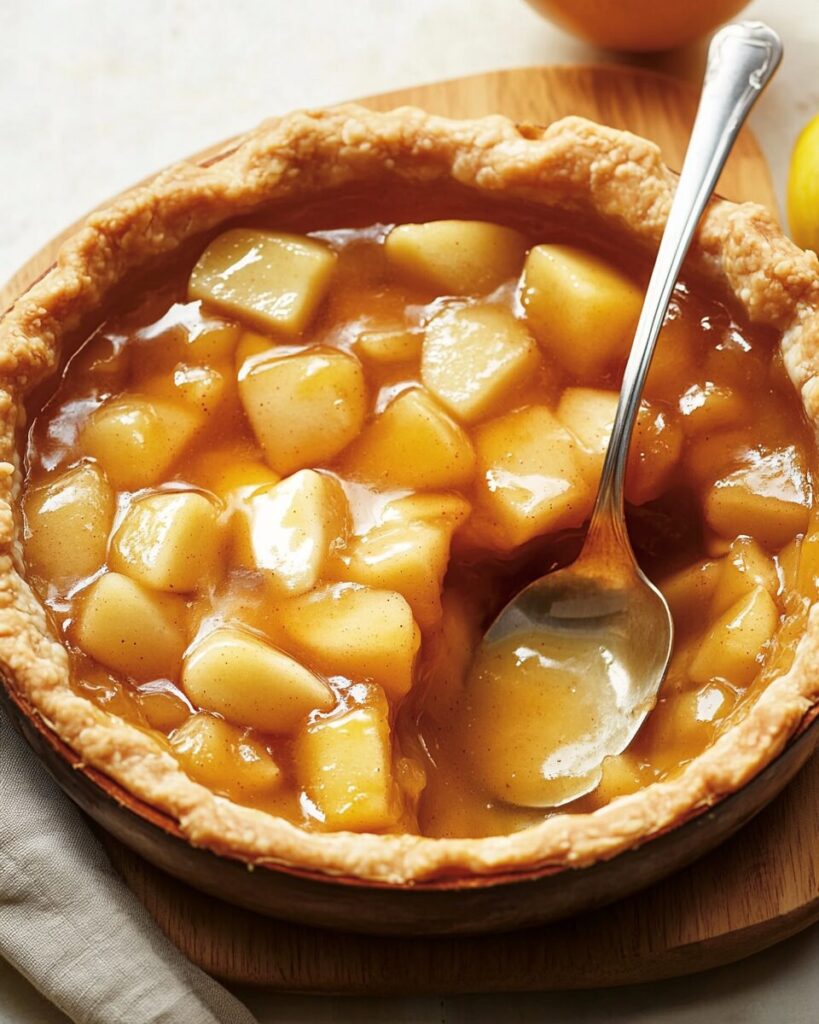 Classic Apple Pie Filling finished dish