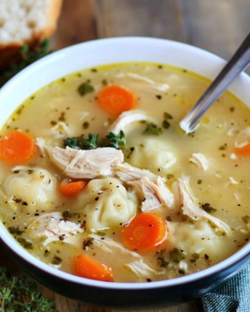 Easy Chicken Dumpling Soup