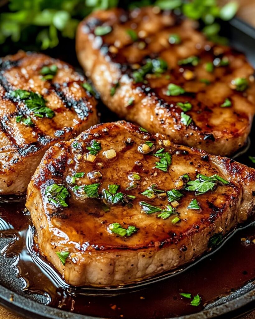 Honey Garlic Pork Chops