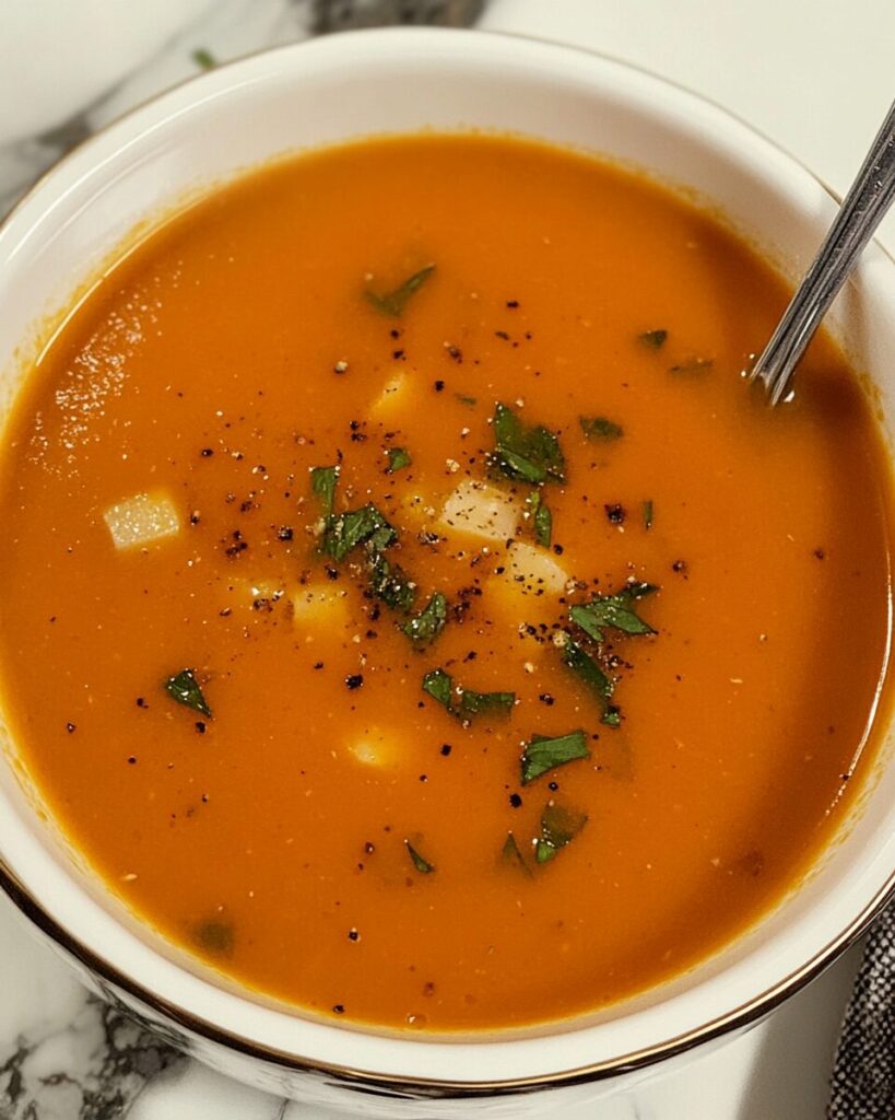 Homemade Tomato Soup from Scratch