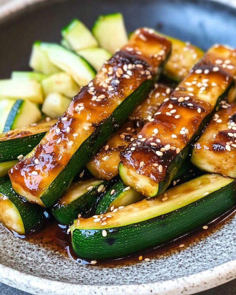 Hibachi Zucchini finished dish