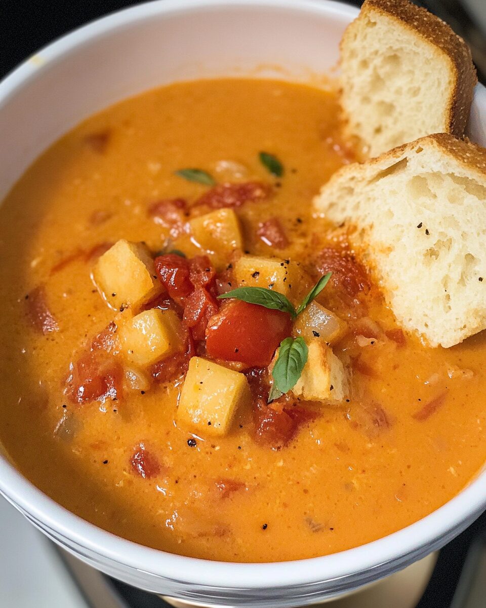 Hearty Fire Roasted Tomato Soup