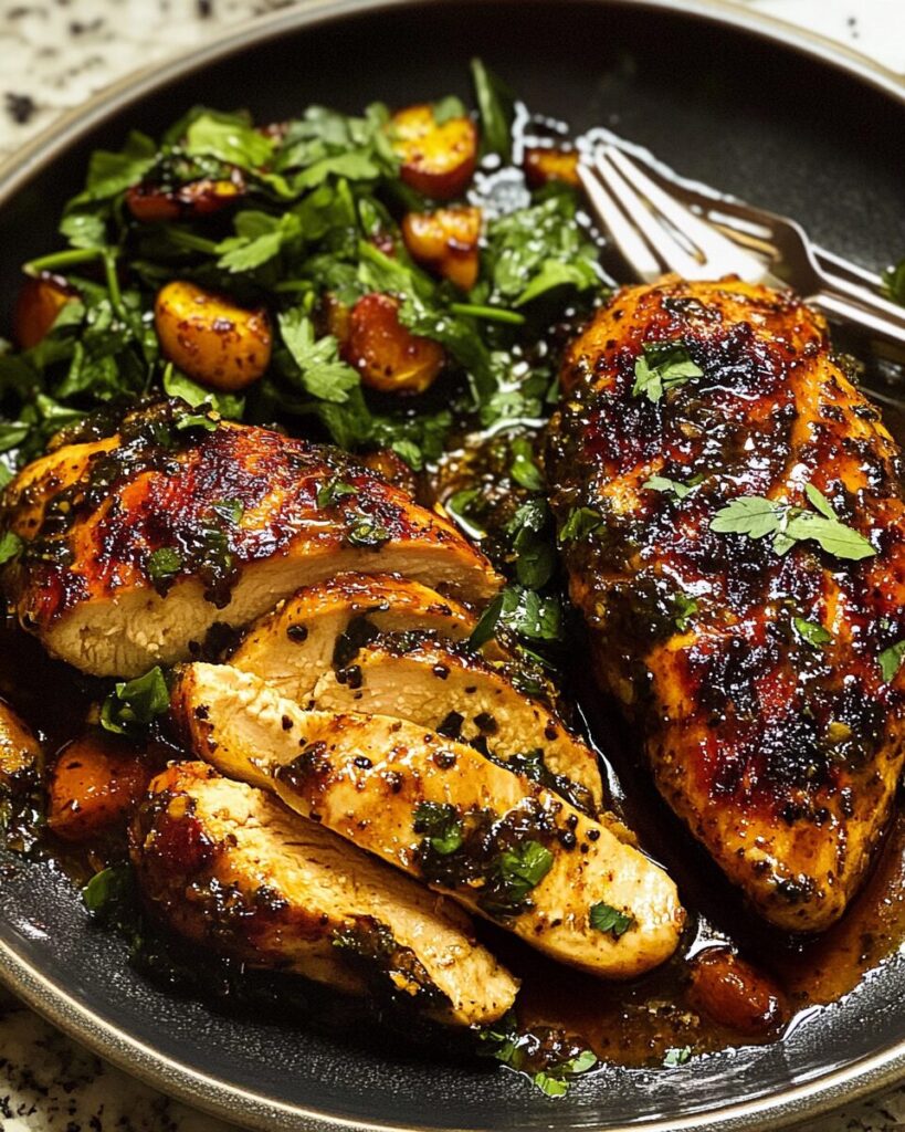 Hot Honey Baked Chicken Breasts