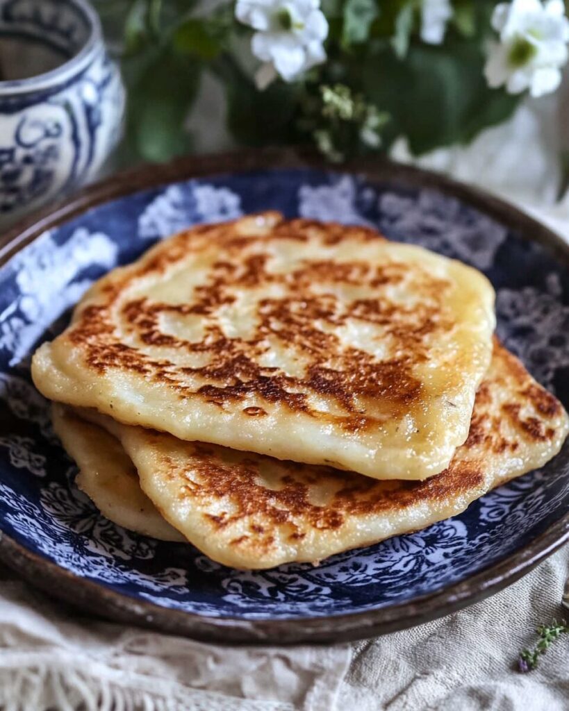 Irish Potato Farls finished dish